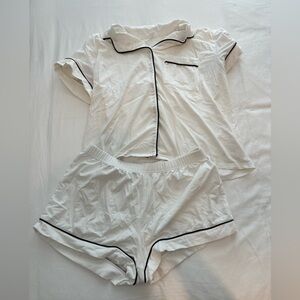 Target Black and White Pajama Set Intimates & Sleepwear